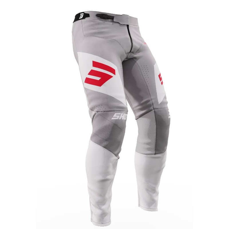 Shot Aerolite Ultima Motocross-Hose rot, weiß und grau