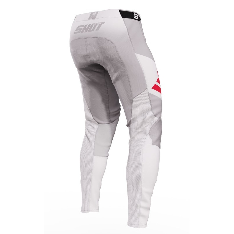 Shot Aerolite Ultima Motocross-Hose rot, weiß und grau