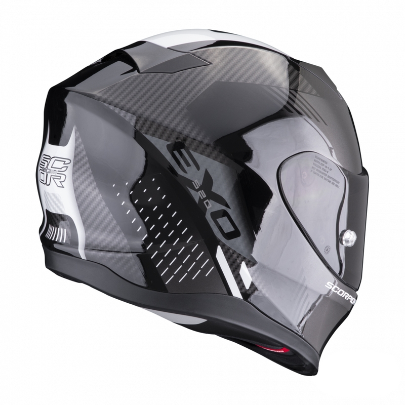 Integral Motorradhelm Scorpion EXO-520 EVO Air Laten schwarz und weiß