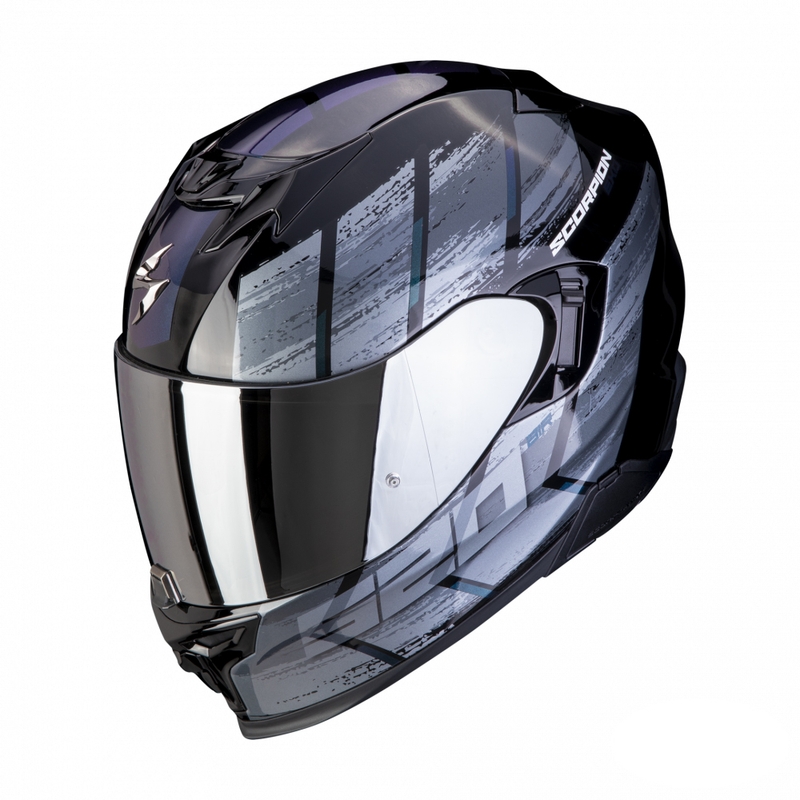 Integral Motorradhelm Scorpion EXO-520 EVO Air Maha schwarz Chamäleon