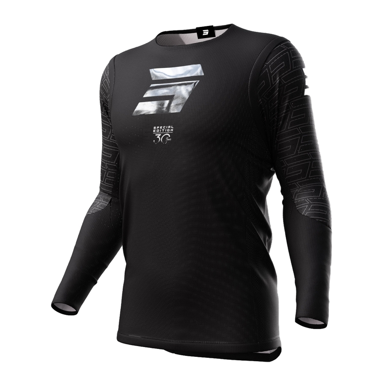 Motocross Trikot Shot Aerolite Legacy schwarz
