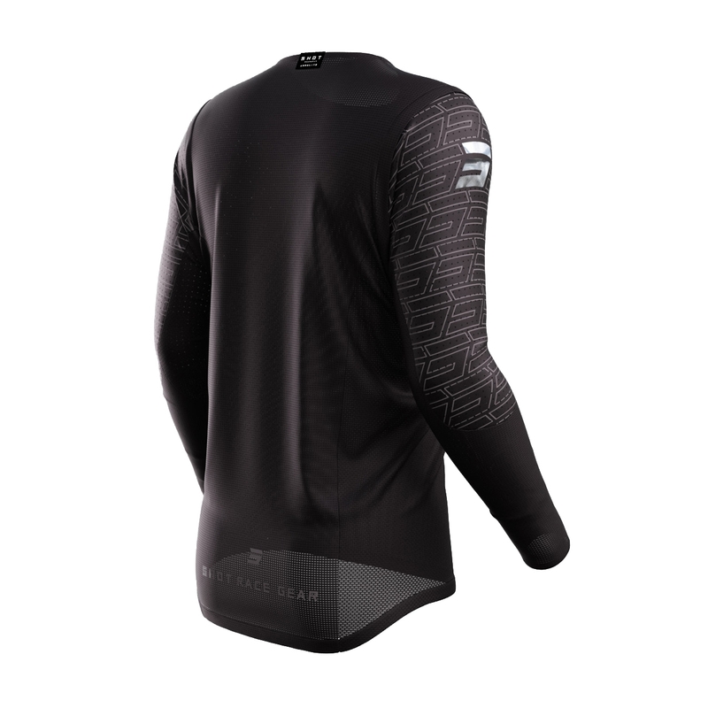 Motocross Trikot Shot Aerolite Legacy schwarz