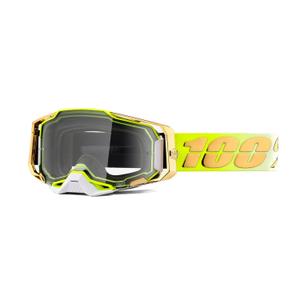 Motocrossbrille 100% ARMEGA Feelgood gold (Plexiglas klar)