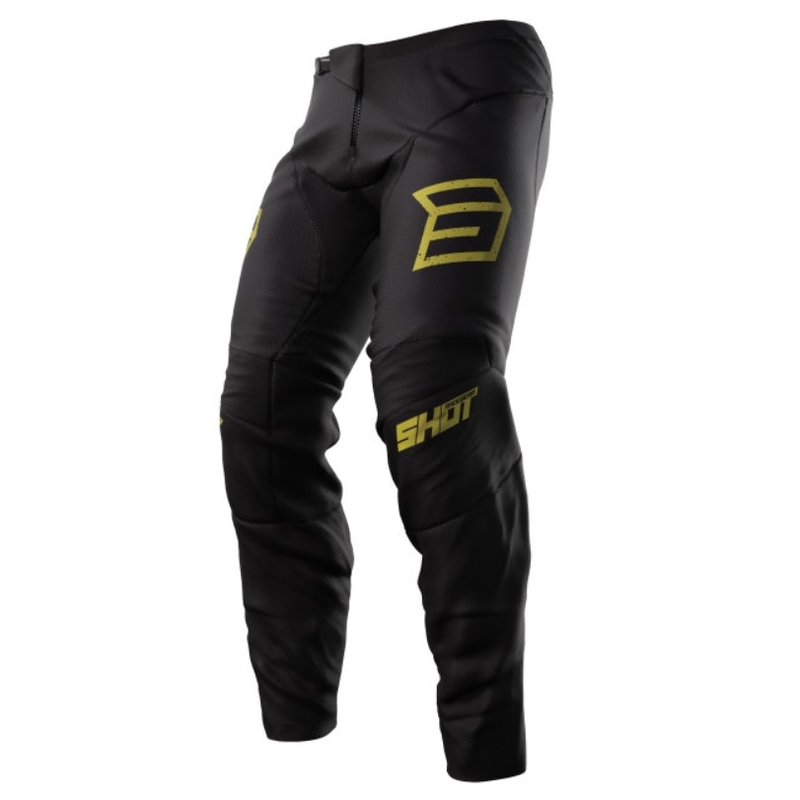 Motocross Hose Shot Devo Army schwarz-gold Ausverkauf