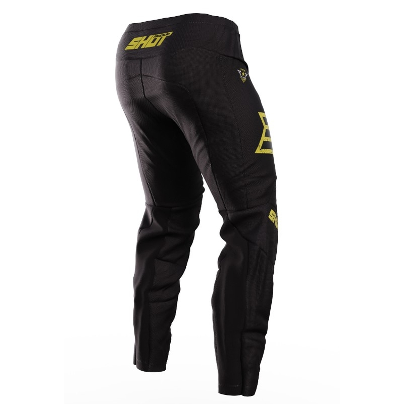 Motocross Hose Shot Devo Army schwarz-gold Ausverkauf