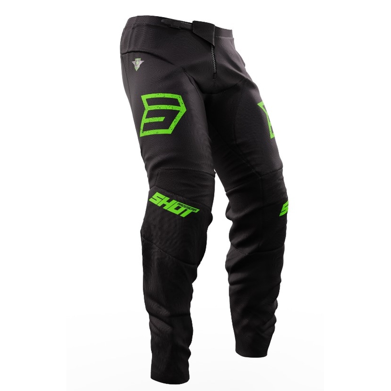 Motocross Hose Shot Devo Army schwarz-grün Ausverkauf