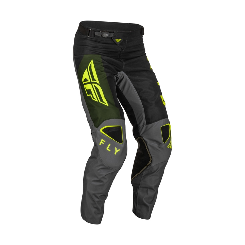 Motocross-Hose FLY Racing Kinetic Jet schwarz-grün hi-vis Ausverkauf