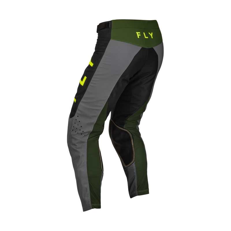 Motocross-Hose FLY Racing Kinetic Jet schwarz-grün hi-vis Ausverkauf
