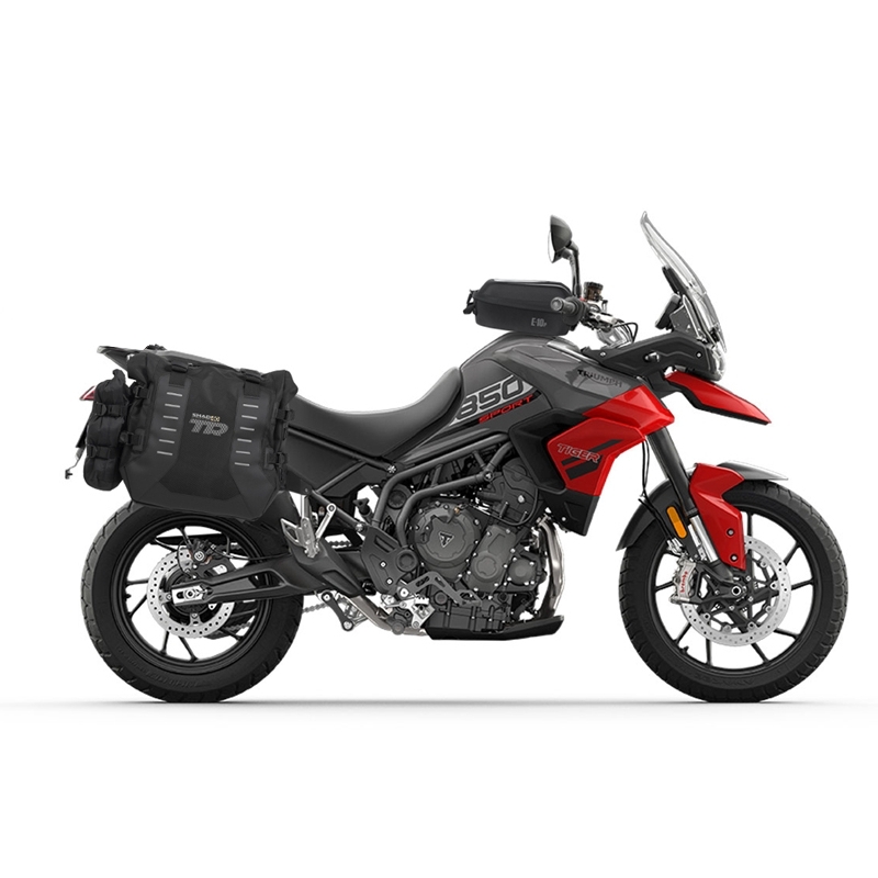 Complete set of SHAD TERRA TR40 adventure saddlebags, including mounting kit SHAD TRIUMPH Tiger 900