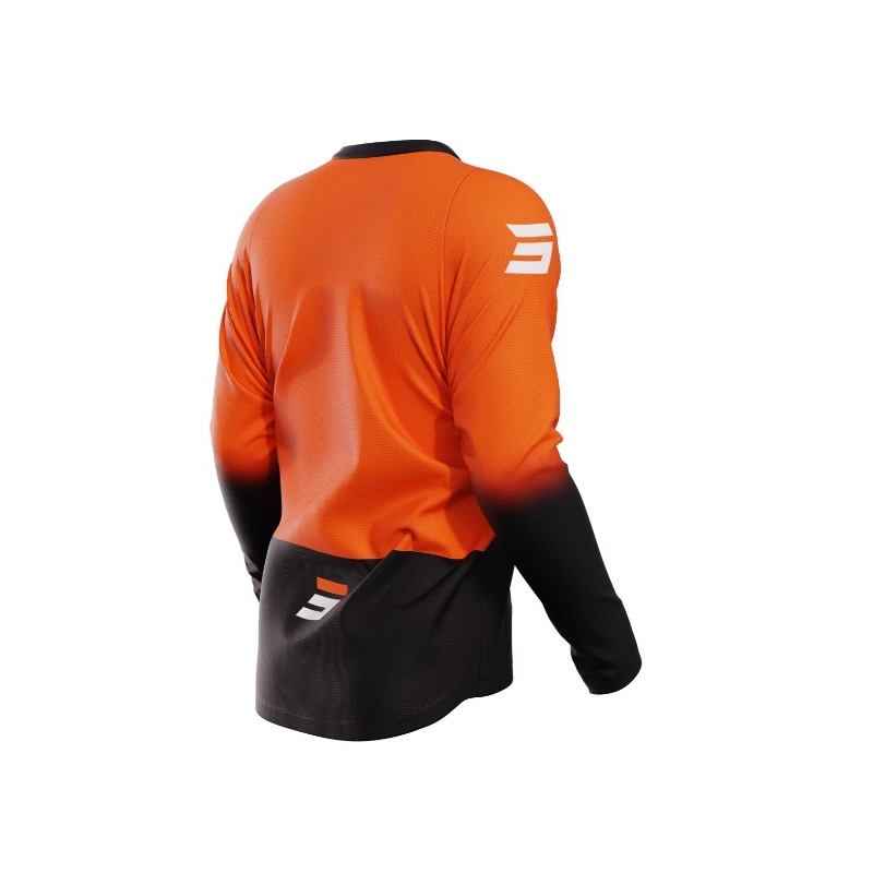 Motocross Trikot Shot Devo Devo Reflex schwarz-orange Ausverkauf