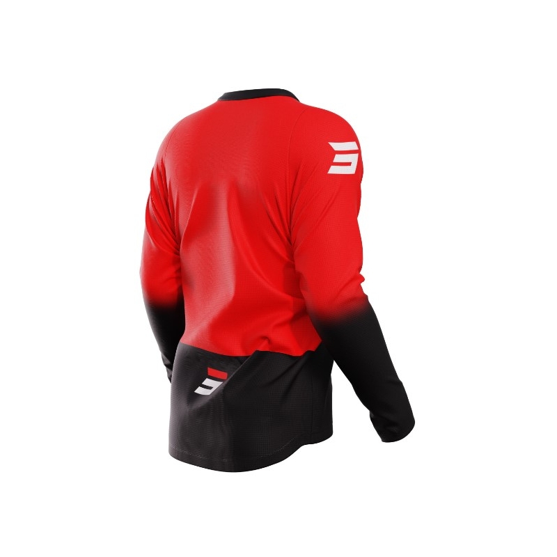 Motocross Trikot Shot Devo Devo Reflex schwarz-rot Ausverkauf