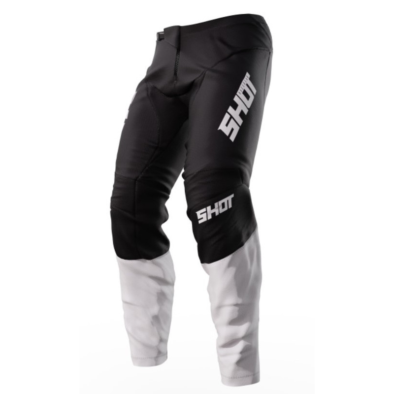 Shot Devo Reflex Motocross Hose Schwarz und Weiß Ausverkauf