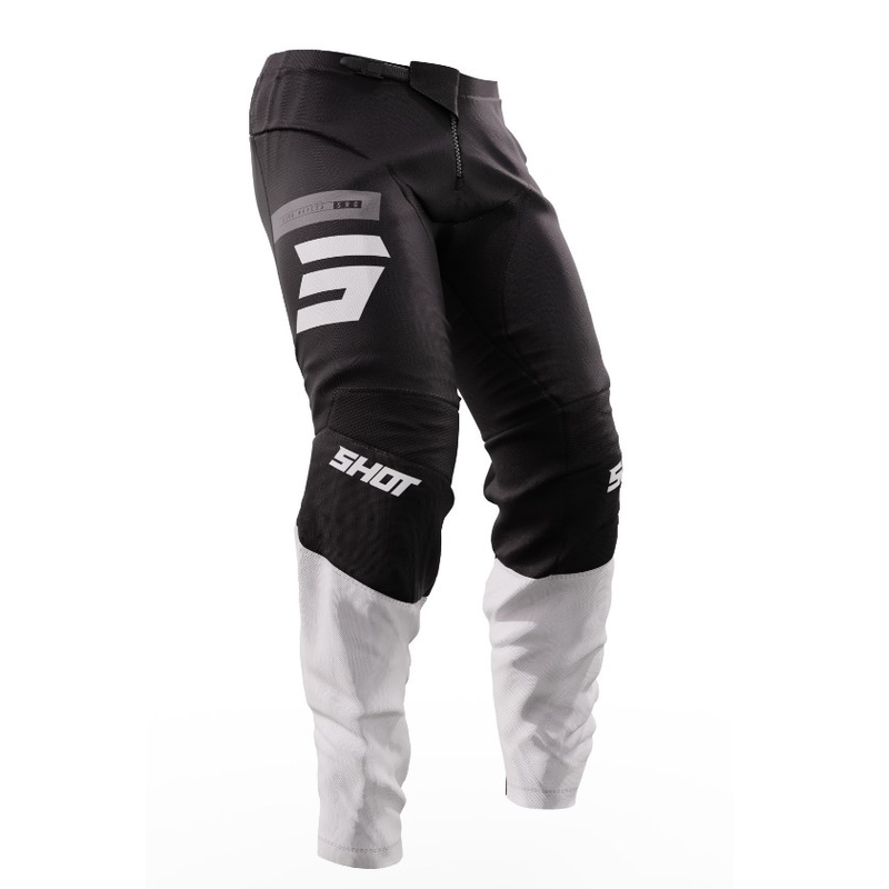 Shot Devo Reflex Motocross Hose Schwarz und Weiß Ausverkauf