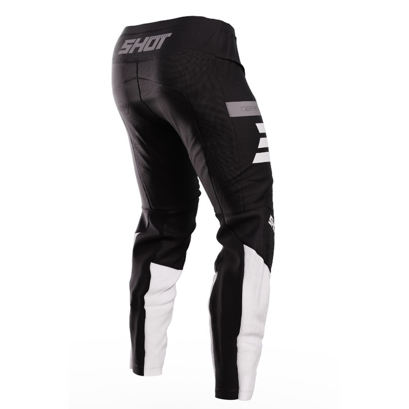 Shot Devo Reflex Motocross Hose Schwarz und Weiß Ausverkauf