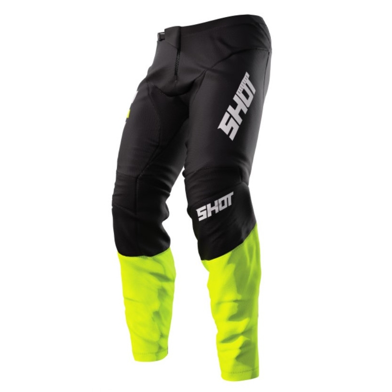 Shot Devo Reflex Motocross-Hose schwarz-fluo gelb Ausverkauf