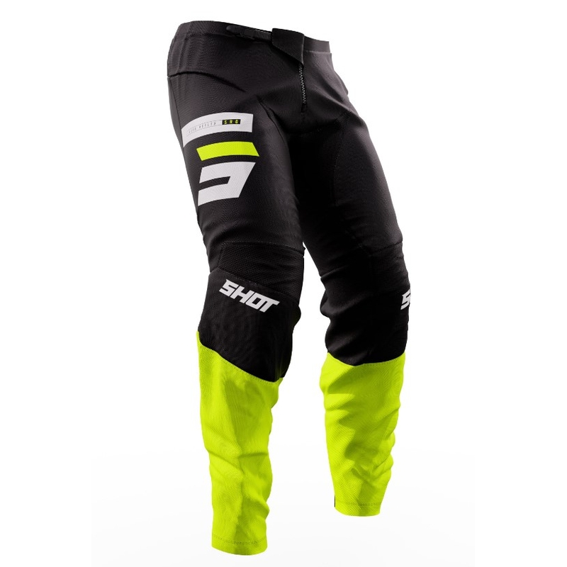 Shot Devo Reflex Motocross-Hose schwarz-fluo gelb Ausverkauf
