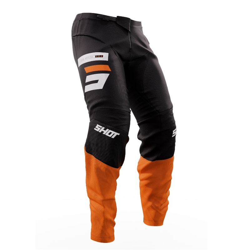 Shot Devo Reflex Motocross-Hose Schwarz-Orange Ausverkauf
