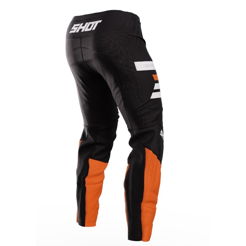 Shot Devo Reflex Motocross-Hose Schwarz-Orange Ausverkauf