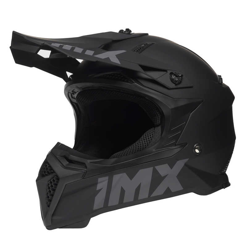 Motocross Helm iMX FMX-02 schwarz matt