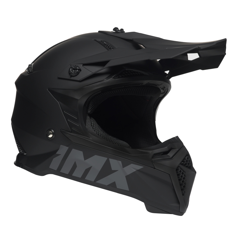 Motocross Helm iMX FMX-02 schwarz matt