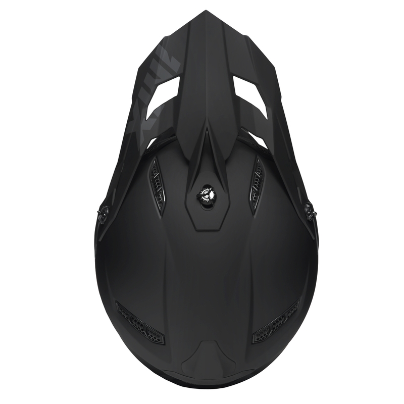 Motocross Helm iMX FMX-02 schwarz matt