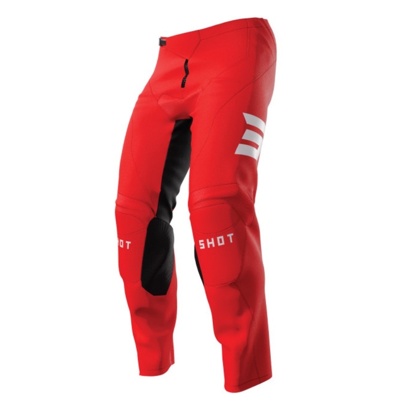 Shot Raw Escape Motocross-Hose Schwarz und Rot Ausverkauf