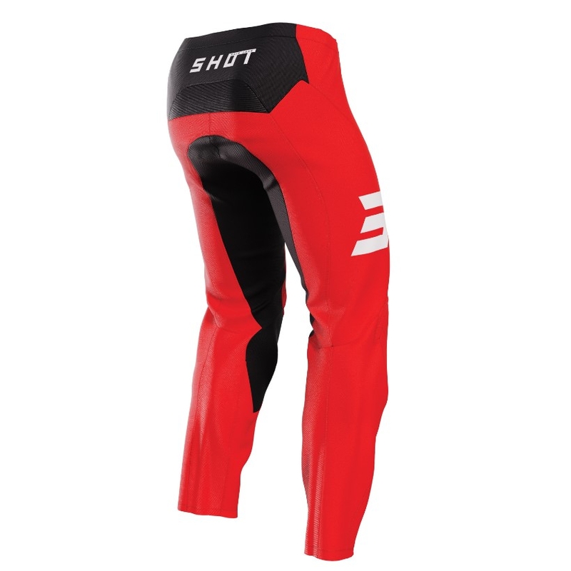 Shot Raw Escape Motocross-Hose Schwarz und Rot Ausverkauf