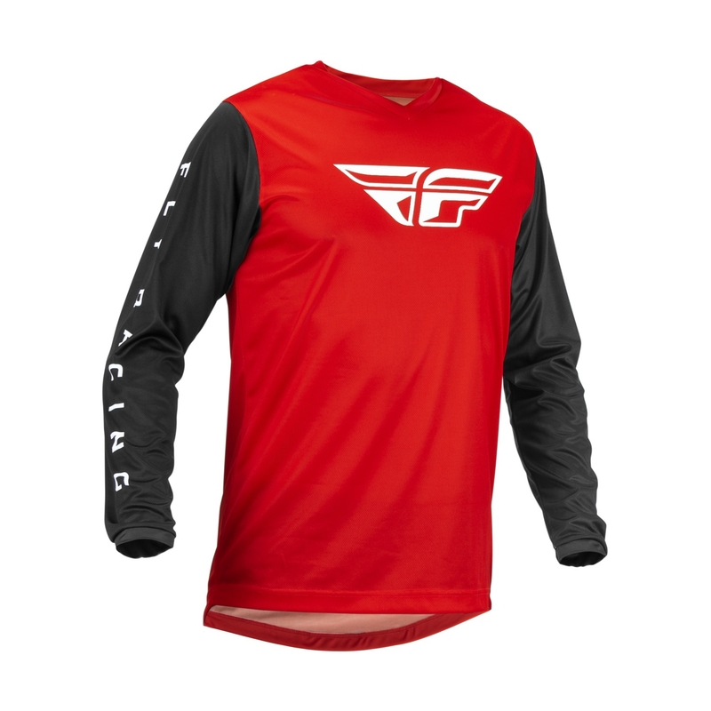 Motocross Trikot FLY Racing F-16 2023 schwarz-rot