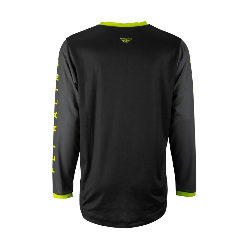 Motocross Trikot FLY Racing F-16 2023 schwarz-grau hi-vis Ausverkauf