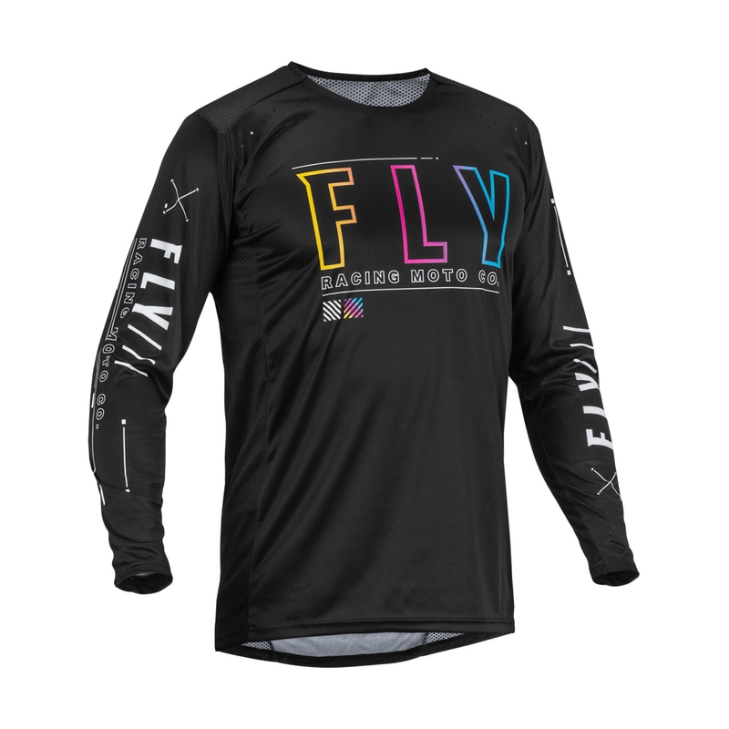Motocross Trikot FLY Racing Lite S.E. 2023 schwarz Ausverkauf