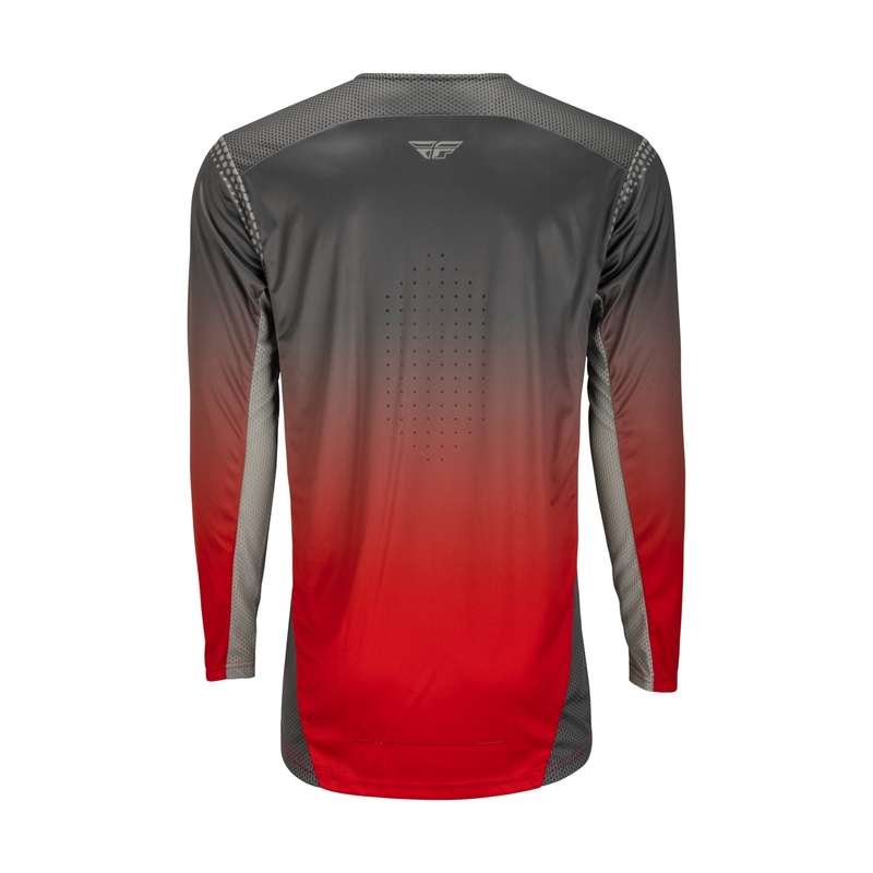 Motocross-Trikot FLY Racing Lite 2023 rot-grau Ausverkauf