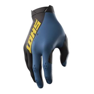 Motocross-Handschuhe Shot Lite schwarz-gelb-blau Ausverkauf