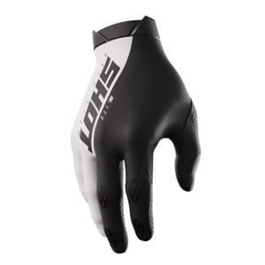 Motocross-Handschuhe Shot Lite schwarz und weiß