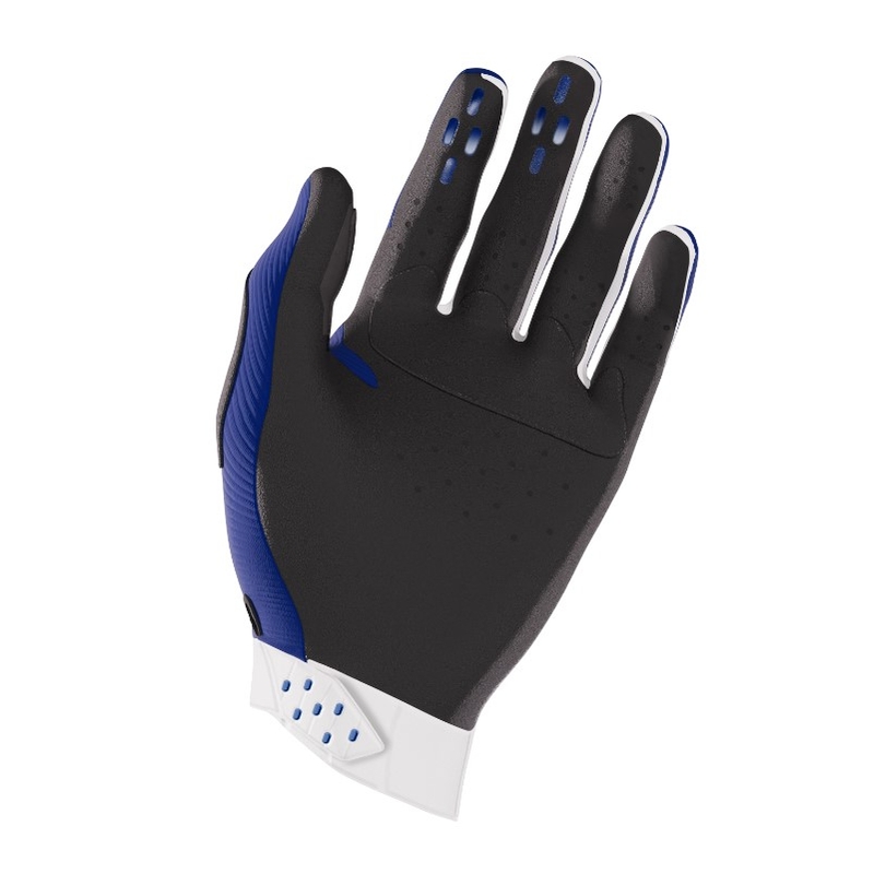 Motocross-Handschuhe Shot Race weiß-blau