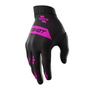 Motocross Handschuhe Shot Race schwarz und rosa Ausverkauf
