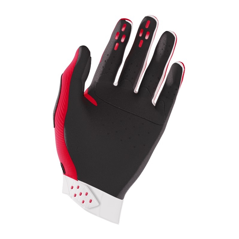 Motocross Handschuhe Shot Race weiß-rot