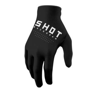 Motocross-Handschuhe Shot Raw schwarz und weiß