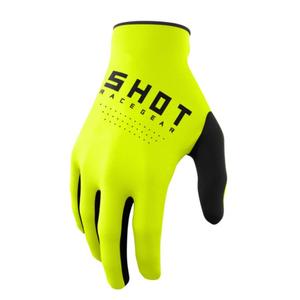 Motocross-Handschuhe Shot Raw schwarz-fluo gelb
