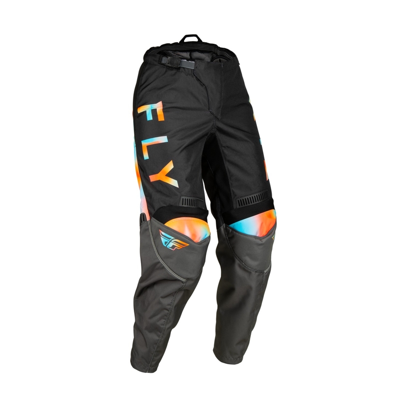 Damen Motocross-Hose FLY Racing F-16 2023 grau-pink-blau