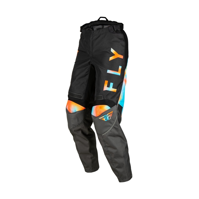 Damen Motocross-Hose FLY Racing F-16 2023 grau-pink-blau