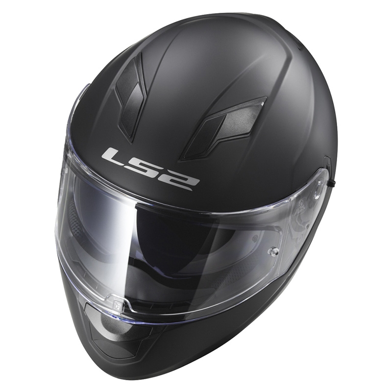 LS2 FF320 Stream EVO Integral Motorradhelm schwarz matt