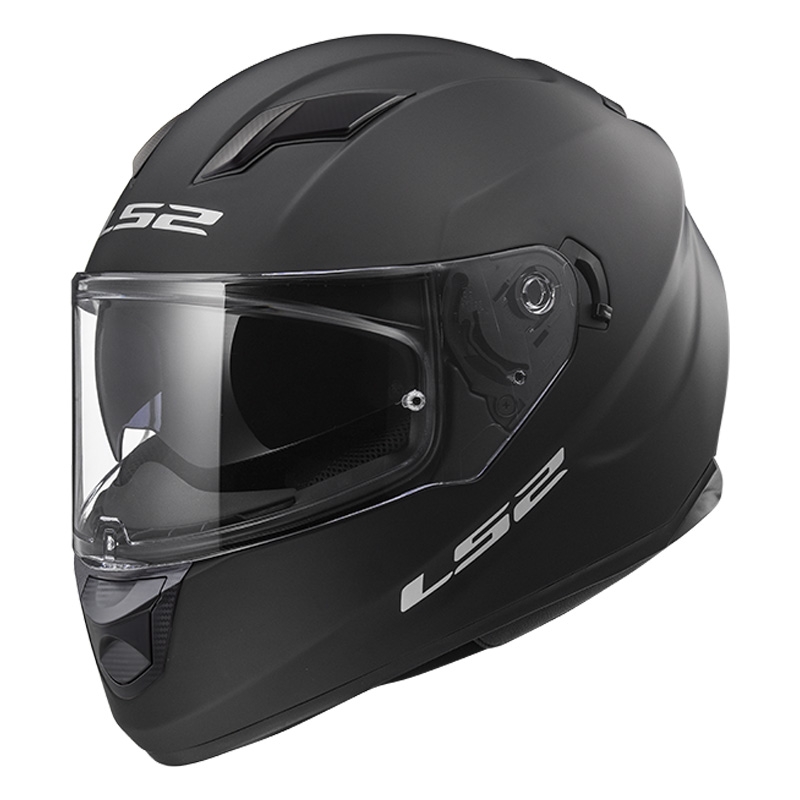 LS2 FF320 Stream EVO Integral Motorradhelm schwarz matt