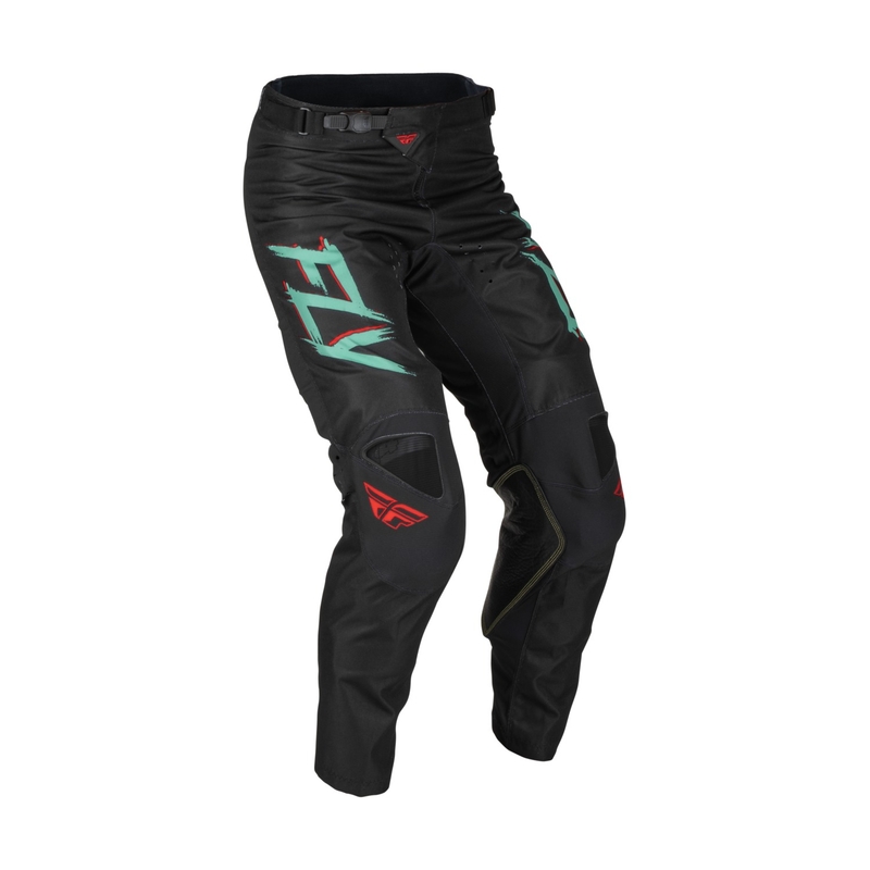Motocross Hose FLY Racing Kinetic S.E. Rave schwarz-grün-rot Ausverkauf