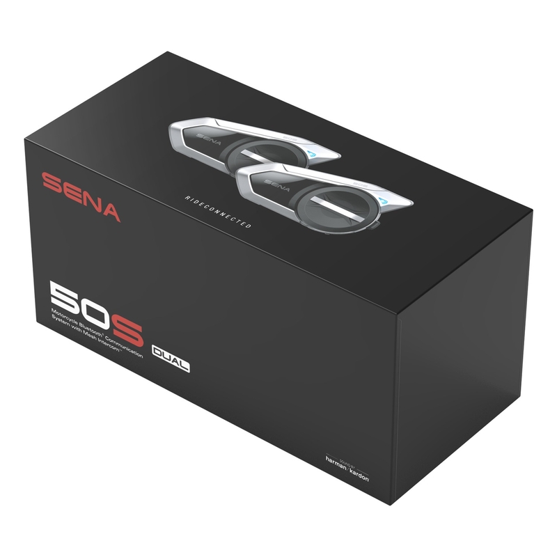 2er Set Bluetooth Intercom Freisprecheinrichtung SENA 50S