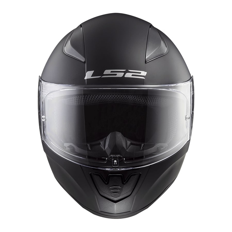 Kinder-Integral-Motorradhelm LS2 FF353 Rapid Mini Single Mono mattschwarz