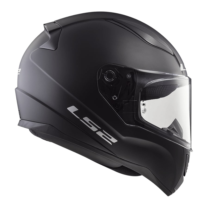 Kinder-Integral-Motorradhelm LS2 FF353 Rapid Mini Single Mono mattschwarz
