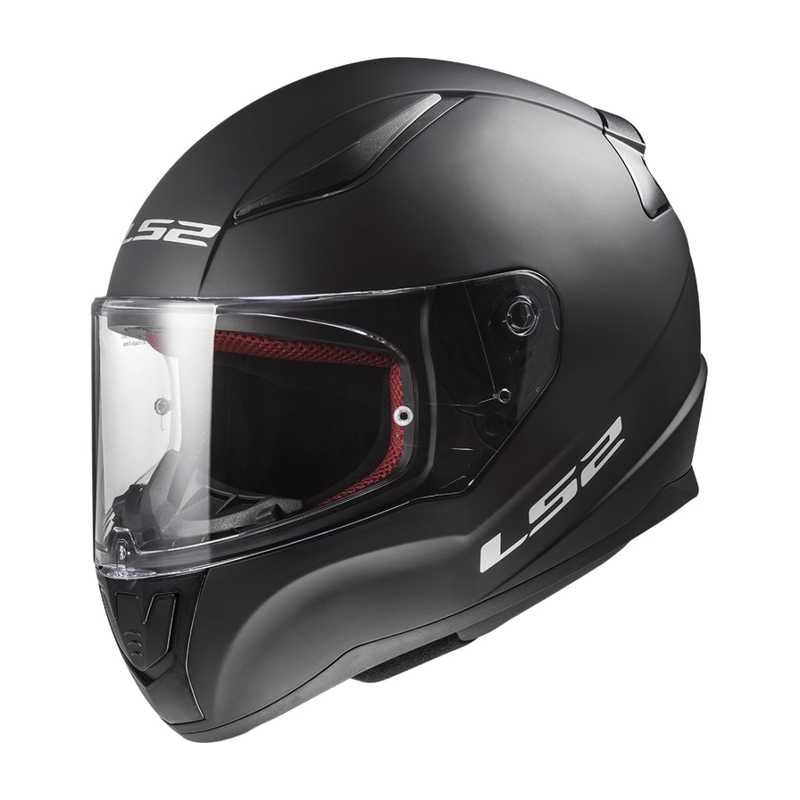 Kinder-Integral-Motorradhelm LS2 FF353 Rapid Mini Single Mono mattschwarz