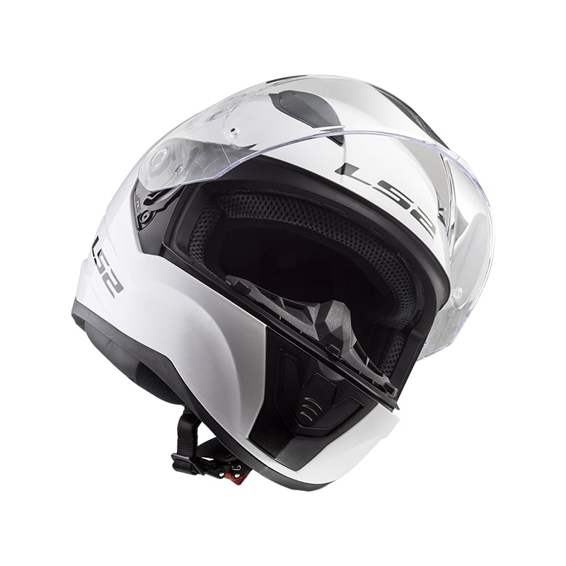 Integral Motorradhelm LS2 FF353 Rapid Single Mono weiß glänzend