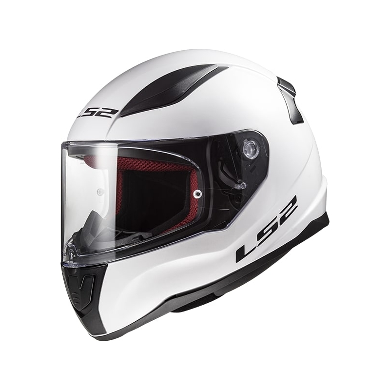 Integral Motorradhelm LS2 FF353 Rapid Single Mono weiß glänzend