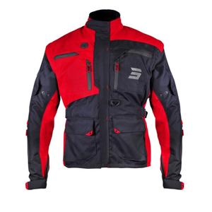 Shot Racetech Schwarz und Rot Motorrad Jacke